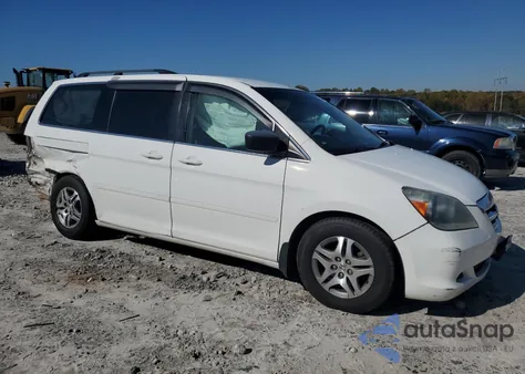 2006 Honda Odyssey Ex z USA, uszkodzony, nr VIN 5FNRL38406B458011